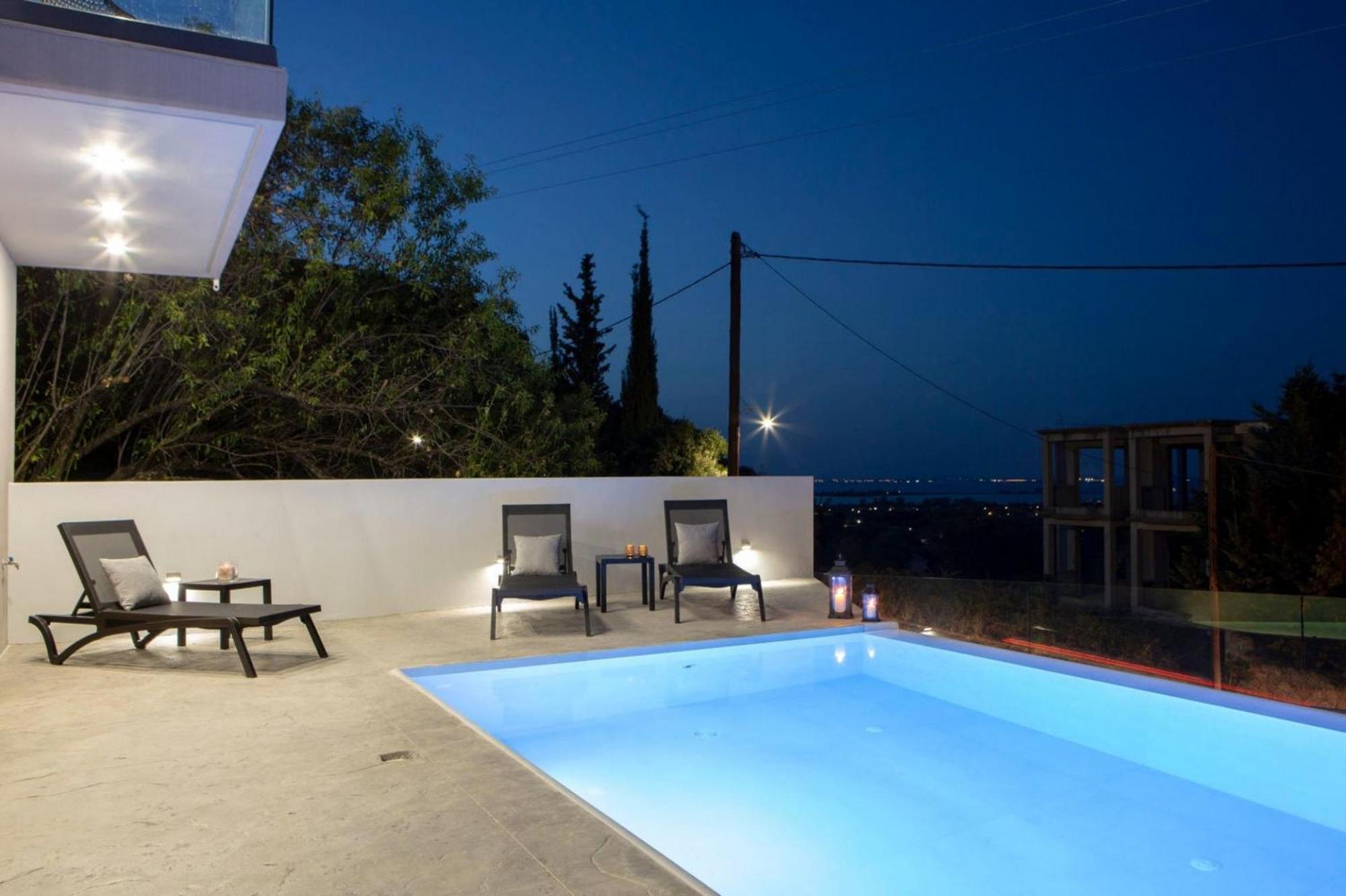 Aloft Luxury Villas Lefkada - Heated Pool Apolpaina Exterior photo