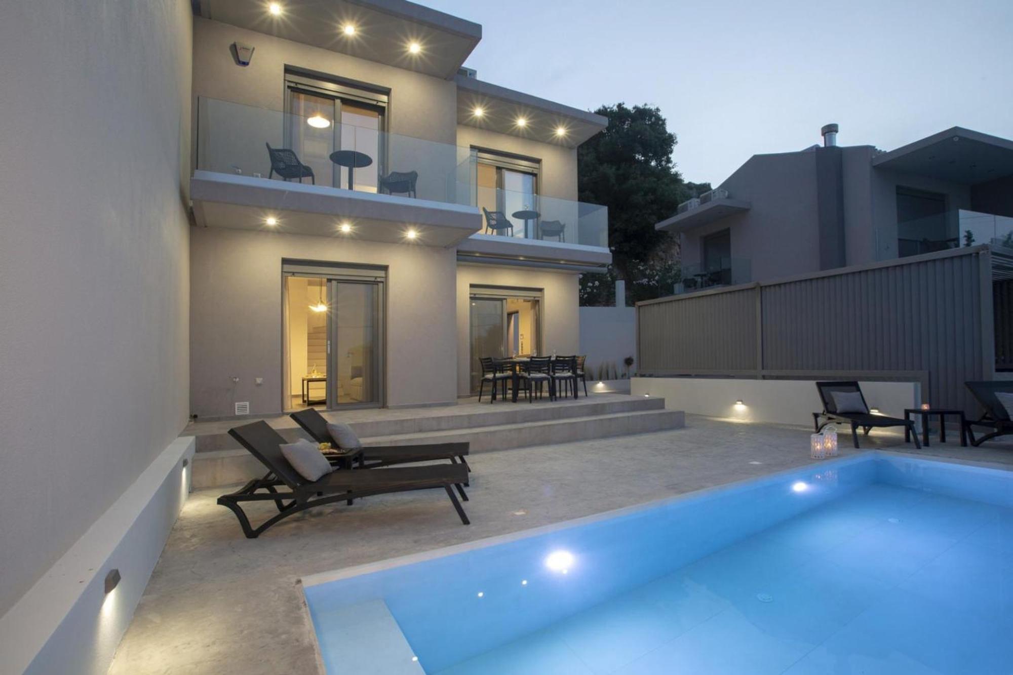 Aloft Luxury Villas Lefkada - Heated Pool Apolpaina Exterior photo